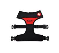 DASHI Stripes3 Rosso/Nero NeoMesh Pettorina Reversibile per Cani