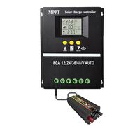 DASHIELL Regolatore del pannello solare,Controllatori di energia solare - Controller per energia solare 2 porte USB con sette modalità | Aumenta il controller di conversione 'energia solare per