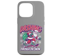 Dashing Through The Snow Skateboard Santa Custodia per iPhone 13 Pro