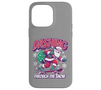 Dashing Through The Snow Skateboard Santa Custodia per iPhone 14 Pro Max