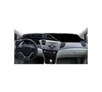 Dashmat Tappeto Auto Tappetino Decorativo Isolante Termico Per La Consolle Centrale Anteriore Per Nona Generazione Per Civic 2011-2015(Black)