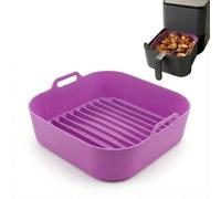 Dashos Stampo in Silicone airfryer 22 cm. Compatibile con Cosori Dual Blaze e friggitrice ad Aria 6-8 L. Accessorio Air Fryer in Silicone Alimentare, Antiaderente e Resistente Fino a 230°C.