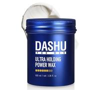 DASHU Cera Per Capelli Da Uomo Ultra Holding Power, Tenuta Forte, Lunga Durata E Facile Da Lavare, Controllo Dei Bordi, Cera Per Lo Styling Dei Capelli, Collagene E Olio Di Argan, 3,38 Fl Oz