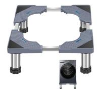 DASIAUTOEM Base per lavatrice con 4 piedi, piedistallo per lavatrice asciugatrice, base universale per lavatrice, base per frigorifero, altezza 40-60 cm, carico 200 kg, base regolabile