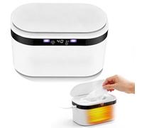 DASIAUTOEM Salviette umidificate, 3 livelli di riscaldamento, scaldacollo, scaldacollo, scaldasalviette USB, mantiene i panni umidi, dispositivo di riscaldamento LED da 10 W per salviettine