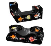 DASIAUTOEM Tunnel per pesce, tunnel sotterraneo, 2 misure, nascondiglio per pesci e gamberetti da allevare, 17,6 x 12,5 cm, decorazione per piccoli gamberetti, pesce nascondiglio