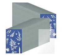 Dasing 61 pezzi di carta per stampa solare, kit di carta cianotipia, carta da disegno solare, sensibilità, stampa solare, carta da stampa naturale (5,9 x 3,9)