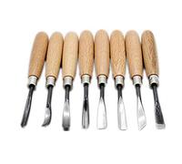 Dasing MeiiiEl - Set di 8 scultura in legno, per lavori fai da te, scultura a mano, intaglio, strumenti MeiiiEl