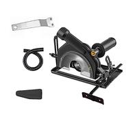 Dasing Smerigliatrice angolare 45°, supporto per smerigliatrice angolare, supporto di posizionamento della profondità di taglio, base per tagliatrici, 100-125 mm