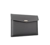 DASJKDI 1 pz. Cartella portadocumenti in pelle impermeabile A4 for ufficio, organizer for documenti, borsa portaoggetti for scuola e per Ufficio Conferenza Cartellina Custodia Organiz(Grey)