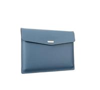 DASJKDI 1 pz. Cartella portadocumenti in pelle impermeabile A4 for ufficio, organizer for documenti, borsa portaoggetti for scuola e per Ufficio Conferenza Cartellina Custodia Organiz(Sky blue)