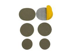 DASJKDI 2 set 4 pezzi/6 pezzi scarpe sportive autoadesive Toppe e stemmi in pelle microfibra toppa con foro riparazione sottopiede del tallone solette for per punta e tallone di sneakers(6pcs-Grey)