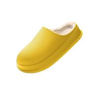 DASJKDI Pantofole Uomo Invernali Pantofole Da Casa Autunnali E Invernali In EVA, Donna Uomo, Interno, For La, Taglie Forti 46 47, Coppia, Impermeabili, Antiscivolo, Suola Spessa(Yellow2,36-37)