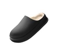DASJKDI Pantofole Uomo Invernali Pantofole Da Casa Autunnali E Invernali In EVA, Donna Uomo, Interno, For La, Taglie Forti 46 47, Coppia, Impermeabili, Antiscivolo, Suola Spessa(Black,36-37)