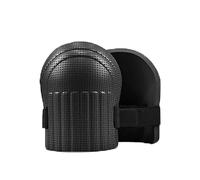 DASJKDI Protezione del Ginocchio Ispessimento Cuscinetti Impermeabili da Giardinaggio con Cinghie Regolabili a Strappo Attrezzi Lavoro Manuale Giardino per diserbare nel Giardino(Black,4Pcs)