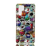 DasKAn Luminosa Custodia per Huawei P30 PRO,Fluorescente Colorato Arte Pittura Nottilucente Glow in Dark Cover Antiurto Flessibile TPU Silicone Custodia Protettiva per Huawei P30 PRO,Graffiti