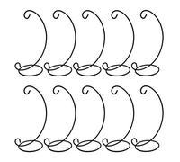 DaskFire Espositori per ornamenti natalizi, confezione da 10 supporti in ferro da appendere, per decorazioni di Halloween, terrario per piante aeree in vetro, palle da strega e matrimoni a casa