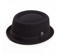 DASMARCA Jack Carbonio Feltro delle Lane Inverno Porkpie Hat - XL