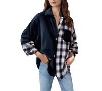 Dasongff Cappotto da uomo invernale Parka Caldo Casual Giacca foderata in Pile Cappotto Sherpa Caldo Antivento Giacca Calda, Blu 2, X-Large