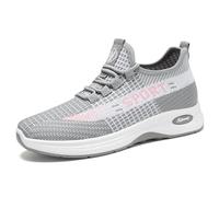 Dasongff Donna Scarpe da passeggio ortopediche con cuscino d'aria traspirante per diabetici con supporto per l'arco plantare scarpe da ginnastica da passeggio all'aperto, grigio, 39 EU