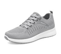 Dasongff Donna Scarpe da passeggio ortopediche con cuscino d'aria traspirante per diabetici con supporto per arco plantare scarpe da ginnastica da passeggio all'aperto a buon mercato, grigio, 41 EU