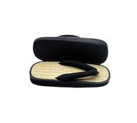 Dasongff Infradito in Paglia Giapponese per Donna e Uomo, Sandali da Spiaggia e Piscina, Sandali da Casa Estivi, Suola Antiscivolo, Infradito Infilare, Ciabatte, Infradito da Coppia, Pantofole Piatte