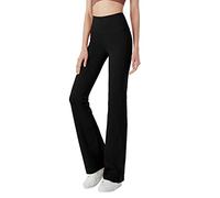 Dasongff Leggings in pile da donna, invernali, caldi, termici, a vita alta, elastici, foderati in pile, leggings da donna per l'esercizio della vita quotidiana, Nero , S