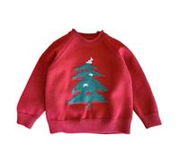 Dasongff Maglioni a Crochet a Maniche per Bambini, Ragazze, Girocollo, Maniche Corte, Top Estivi in Maglia traforata Slim Fit Top Chic ed Elegante, Rosso 13, 3-4 anni
