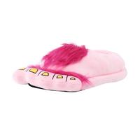 Dasongff Pantofole Drole Big Toe da donna, invernali, calde, in feltro, in pelliccia sintetica, con fodera chiusa, Charentaise Comfort in schiuma a memoria di forma, antiscivolo, suola, B Rose., 40 EU