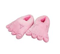 Dasongff Pantofole Drole Big Toe da donna, invernali, calde, in feltro, in pelliccia sintetica, con fodera chiusa, Charentaise Comfort in schiuma a memoria di forma, antiscivolo, suola, C Rose., 41 EU