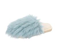 Dasongff Pantofole Hotel Pantofole in spugna con chiusura lavabile antiscivolo in pile corallo di grandi dimensioni per hotel, viaggi, casa, ospite, Blu 1, 41 EU