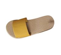 Dasongff Sandali Ortopedici Donna Bianca Corda Sandalo Donna Comfort Spiaggia Indoor Aperto Scarpe Sandalo Ortopedico Zeppe Per Classici Bianchi Economici 2025, giallo, 37 EU