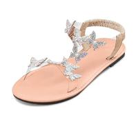 Dasongff Sandali Piatti Sportivi per Le Donne Sandali da Passeggiata Zeppe Estate A Punta Aperta Scarpe Spiaggia Camminare All'aperto Comode, beige, 42 EU