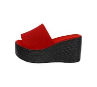 Dasongff Sandali regolabili per il recupero delle donne ortopediche Fasciite plantare, comodo sport, sandaletto, supporto arco plantare, leggerezza, tempo libero all'aperto, rosso, 37 EU