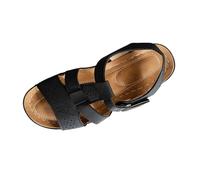 Dasongff Sandalo da donna estivo confortevole ortopedico a maglia a punta aperta scarpe antiscivolo traspiranti casual sandali da passeggio leggeri boho platform sandals donna, Nero , 39 EU