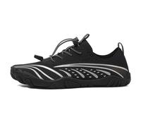 Dasongff Scarpa da uomo Minimalista leggera antiscivolo scarpe da traino impermeabile e resistente alle intemperie comfort per corsa palestra allenamento fitness spiaggia, Nero , 45 EU
