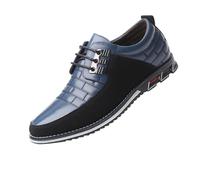 Dasongff Scarpa Uomo Città Classica e Confortevole Scarpe Oxford Casual Derby da Uomo Pratiche, blu, 49 EU