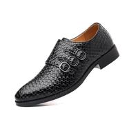 Dasongff Scarpa Uomo Città Classica e Confortevole Scarpe Oxford Casual Derby da Uomo Pratiche, nero 2, 44 EU