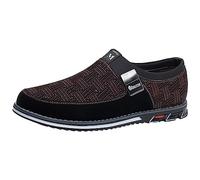 Dasongff Scarpa Uomo Città con Tomaia Traspirante Scarpa Oxfords da Uomo Leggero, rosso, 41 EU