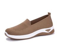 Dasongff Scarpe da ginnastica senza lacci da donna estive con punta aperta incrociata e cinturino alla caviglia piatte sandali donna estate chic chiuso sandali piattaforma romana scarpe chiuse comode
