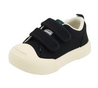 Dasongff Scarpe di Primo Passo per Bambini Scarpe in Tela per ragazzi Suola Morbida Traspirante Leggero e Antiscivolo, Nero 1, 27 EU