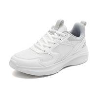 Dasongff Scarpe Donna Piedi Extra Large Running Basket Wide Fit Corsa Traspirante Leggero Logging Scarpa da Passeggiata, grigio, 40 EU