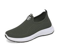 Dasongff Scarpe ortopediche da donna antiscivolo scheletrico Sneakers senza allacciatura morbida traspirante Basket da passeggio con piattaforma ortopedica in rete, scarpe sportive da donna primavera
