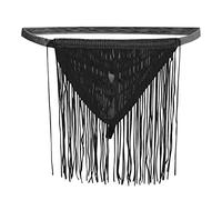 Dasongff Sexy Strings Spago Uomo Sissy Slip con Frangia Traspirante Confortevole Mutandine Hot Spago Thong Mutandine Erotiche Vita Bassa Gay Perizoma sotto Abbigliamento Lingerie Sexy, A nero,
