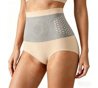 Dasongff Shorts termogenici 4 in 1 Bruciatore di grasso Micro Particle Sculpting Short gainant Donna Pancia piatta Biancheria intima dimagrante senza cuciture a vita alta da donna