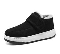 Dasongff Stivaletti da neve minimalista Comfort Boots Scarpe senza lacci da uomo Slip on Sneakers Scarpe sportive da corsa leggere traspiranti a mano libera per il tempo libero strada, Nero , 41 EU