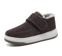 Dasongff Stivaletti da neve minimalista Comfort Boots Scarpe senza lacci da uomo Slip on Sneakers Scarpe sportive da corsa leggere traspiranti a mano libera per il tempo libero strada, marrone, 41 EU