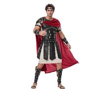 DASONLUE Costume di carnevale da uomo vichingo, 4 pezzi, gladiatori romani, travestimento, cosplay, palcoscenico, carnevale, feste a tema, vintage, festival medievale