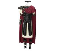 DASONLUE Costume di carnevale da uomo vichingo, 4 pezzi, gladiatori romani, travestimento, cosplay, palcoscenico, carnevale, feste a tema, vintage, festival medievale