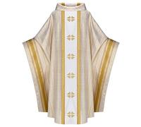 DASONLUE Sacerdote da uomo Celebrant Chasuble Chiesa cattolica Padre Massa Vestments Robe Anger Rock Con Stampa Digitale Costumi Cosplay Natale Halloween Carnevale Tunica